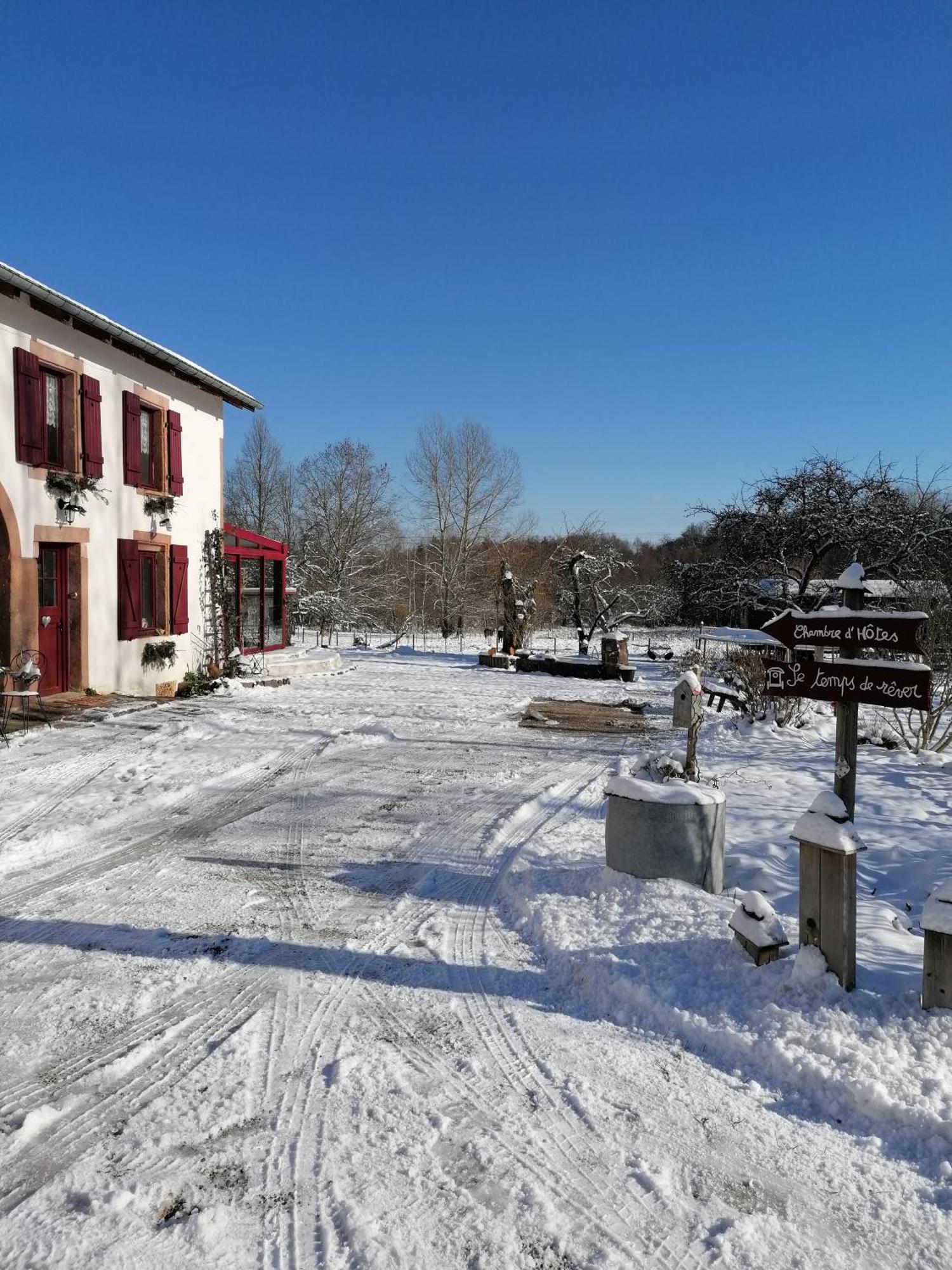 Bed and Breakfast Roulotte Le Temps De Rever Saint-Michel-sur-Meurthe Zewnętrze zdjęcie